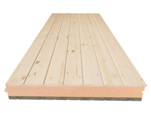 Panel Sandwich Madera Friso Abeto Natural