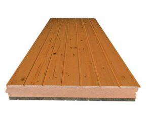 Panel Sandwich Madera Friso Abeto Miel