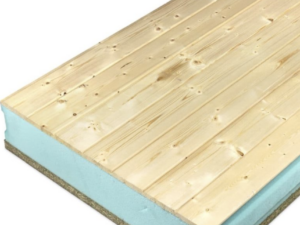 Panel Sandwich Friso Abeto Castaño
